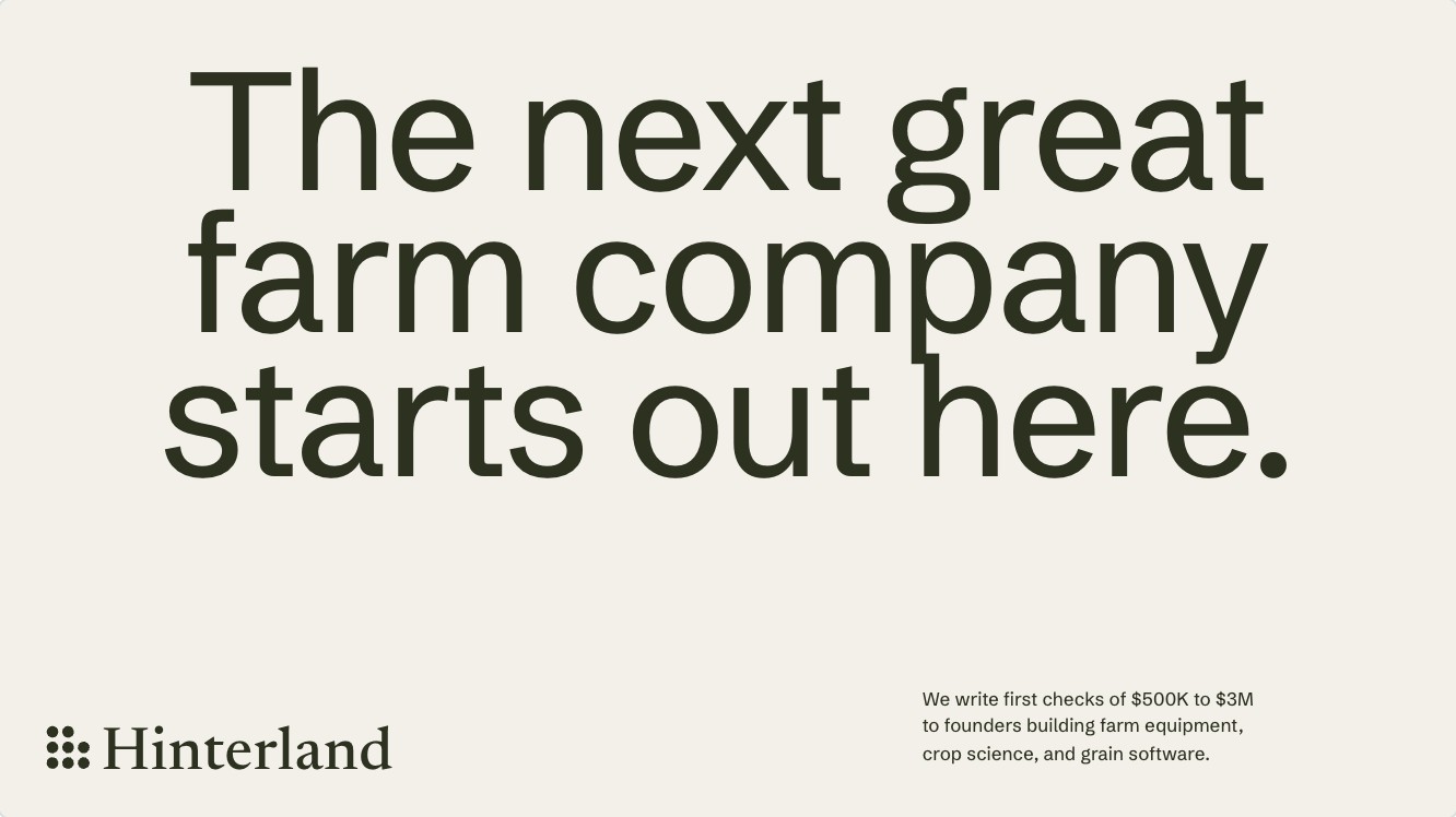 The next great farm company starts out here