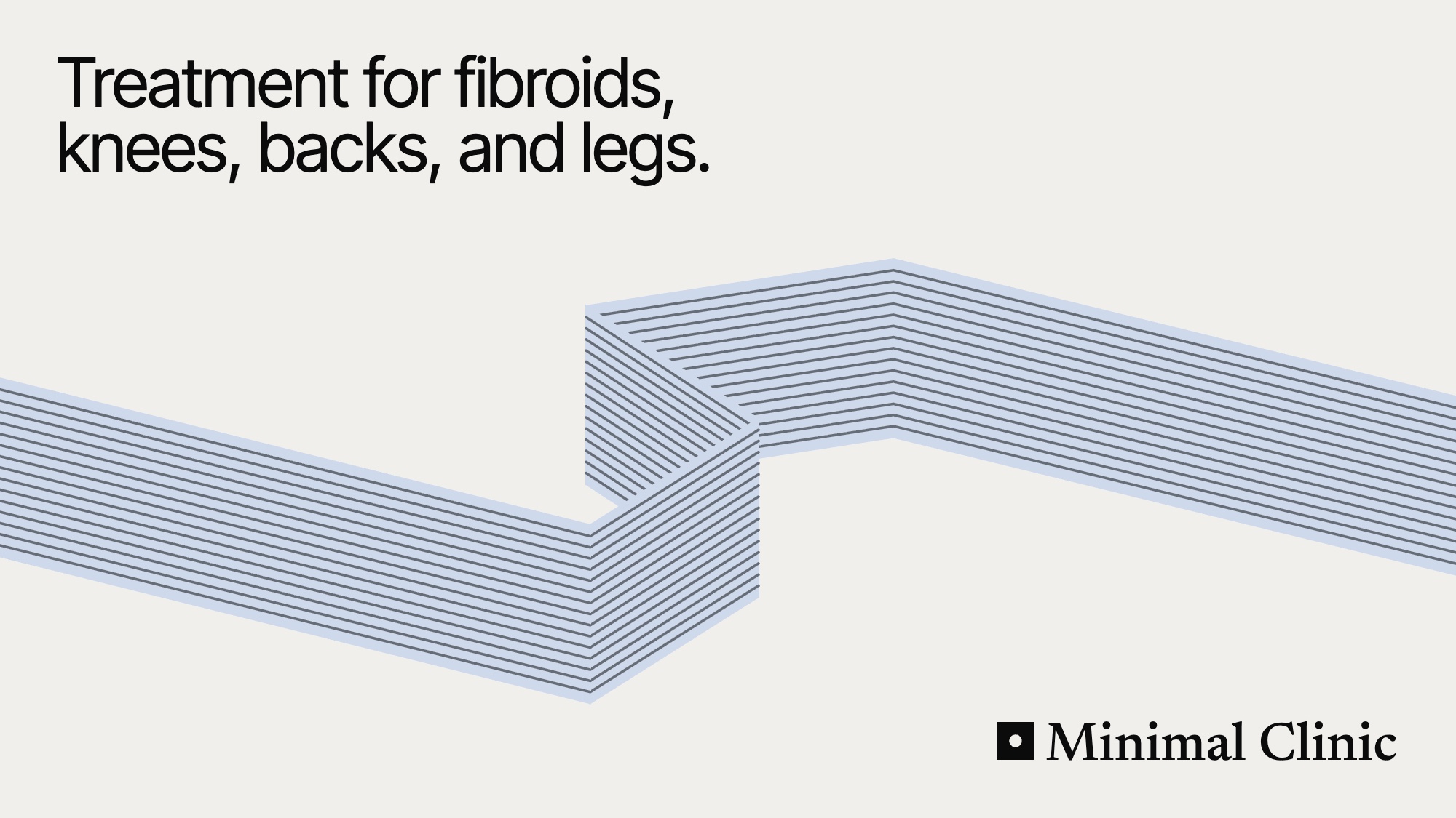 The ribbon under a line about fibroids, knees, backs, and legs